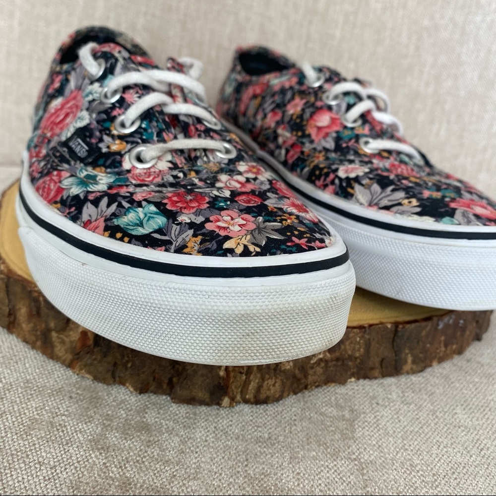 Vans Multi Floral Shoes - Picture 9 of 12